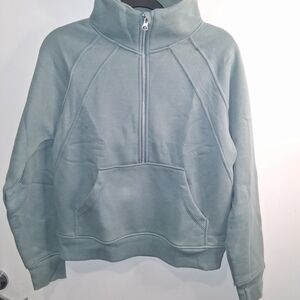 Danskin Women's Cowl Neck Zip Sweater -